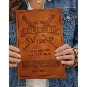 The Ballpark Bucket List MLB Stadium Travel Journal Baseball Fan Gift Book